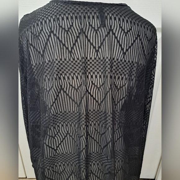 Black Lace Porto Cruz Swim Suit Cover Up - Picture 6 of 12